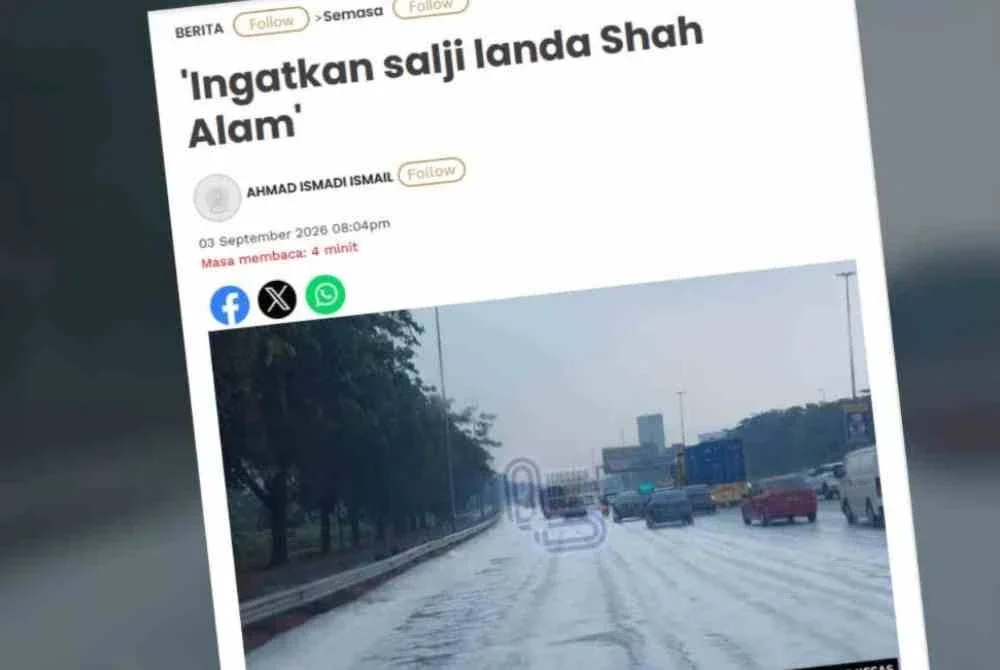 Laporan Sinar Harian pada Khamis.