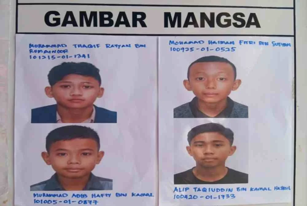 Empat remaja dipercayai lemas di Pantai Tanjung Lompat, Bandar Penawar.