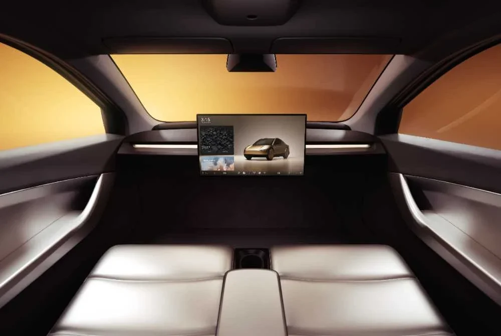 Musk lancar teksi Cybercab tanpa stereng, pedal brek Musk lancar teksi Cybercab tanpa stereng, pedal brek