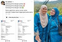Nurul Marshitah (kiri) dan Rosmawati (kanan) berpeluang menyambung PhD bersama-sama.