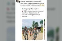 Perkongsian wanita berkenaan di Threads.