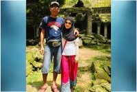 Gambar kenangan Hani Othman bersama suaminya yang dilaporkan hilang di Nepal.