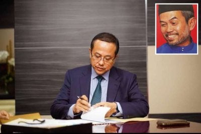 Potensi Dr Ahmad Samsuri sebagai calon Perdana Menteri atau Timbalan Perdana Menteri pada masa hadapan. Gambar kecil: Nordin 