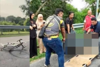 Kedua-dua mangsa meninggal dunia di tempat kejadian akibat kecederaan parah.