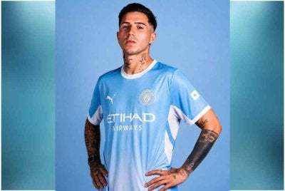 Fernandez bersedia membuat penampilan sulung bersama City melayan kunjungan Coventry dalam saingan EPL malam esok. Foto: FB Enzo Fernandes.
