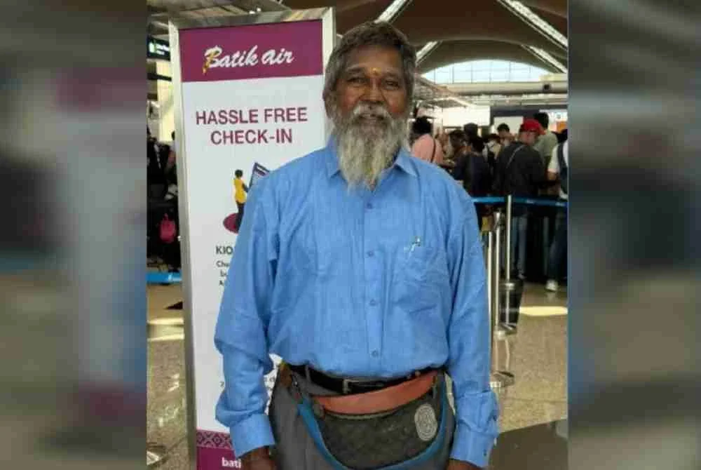 Krishnan sepatutnya dijadualkan pulang ke tanah air esok.