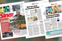 Laporan Sinar Harian mengenai isu peruntukan KKDW.