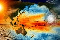 Data WMO menunjukkan kebarangkalian hampir 100 peratus bahawa fenomena El Nino akan berlanjutan sehingga Februari depan. Foto Agensi/AFP