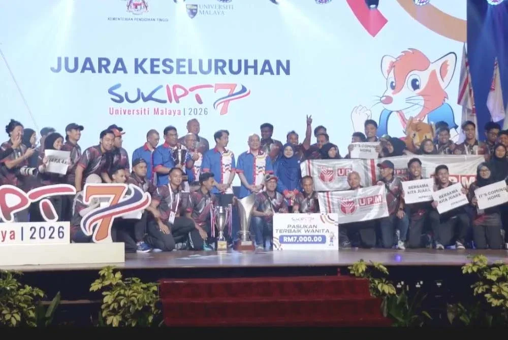 UPM muncul juara keseluruhan Sukan Institusi Pendidikan Tinggi 2026 yang melabuhkan tirainya pada Ahad.