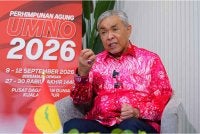 Ahmad Zahid ketika wawancara eksklusif bersama Sinar Harian di Pusat Dagangan Dunia Kulaa Lupur (WTCKL) pada Sabtu.