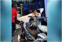 Tangkap layar tular mangsa dibawa ke Hospital Kota Tinggi untuk mendapatkan rawatan.