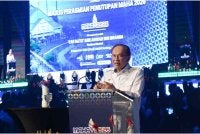 Perdana Menteri, Datuk Seri Anwar Ibrahim berucap pada Majlis Penutupan Pameran Pertanian, Hortikurtur Dan Agro Pelancongan Malaysia (MAHA) 2026 di Taman Ekspo Pertanian Malaysia Serdang (MAEPS) hari ini.
