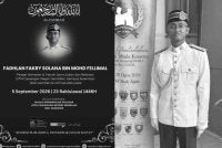 Allahyarham Fadhlan Fakhry Solana Mohd Fellimal.