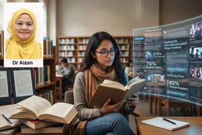Dalam abad ke-21, membaca tidak lagi sekadar mengecam perkataan atau menyebut ayat dengan lancar, ia menuntut keupayaan memahami makna tersurat dan tersirat - Gambar hiasan