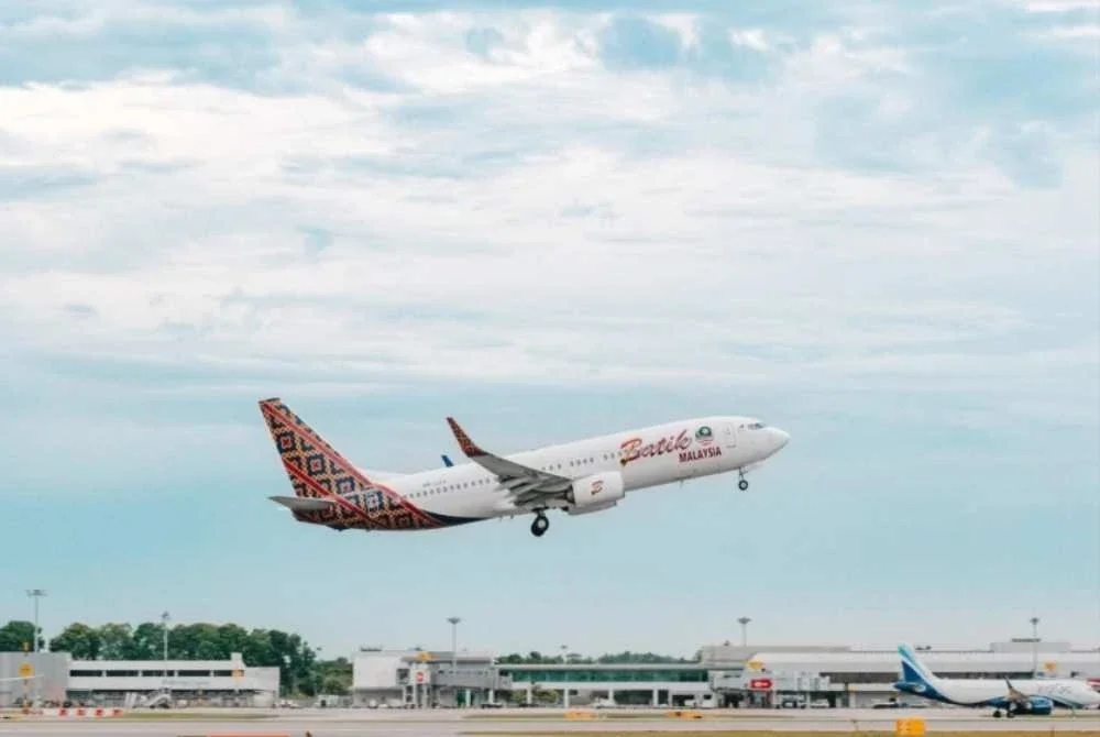 Batik Air telah membatalkan lapan penerbangan berjadual antara Malaysia dan Jakarta hari ini, iaitu OD398, OD399, OD346, OD347, OD388, OD389, OD390 dan OD391. Foto: Bernama