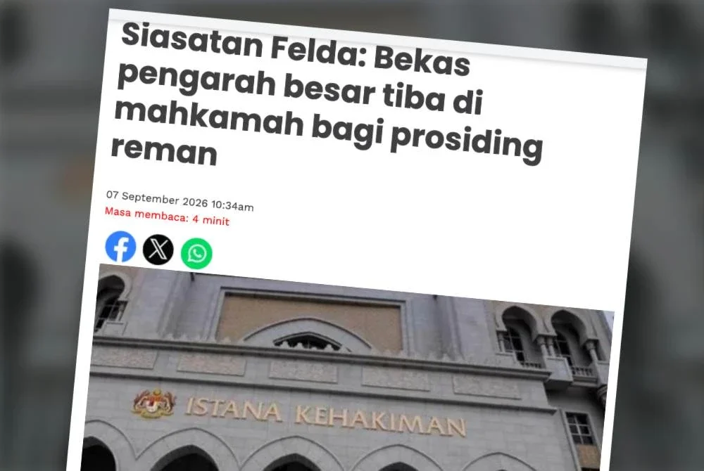 Laporan Sinar Harian pada Isnin.