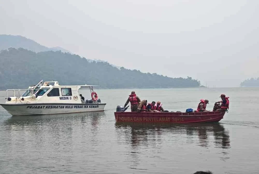 Operasi mencari dan menyelamat dilancarkan serta-merta untuk menjejaki enam individu yang hilang di kawasan laluan sebelah Perak.