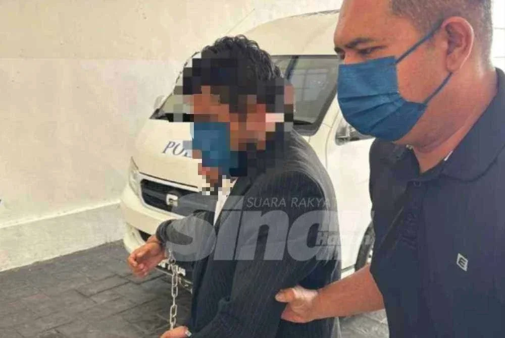 Suspek yang direman dua hari lalu dilepaskan dengan jaminan polis. Foto fail Sinar Harian