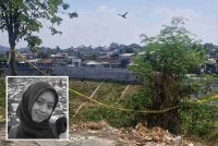 Lokasi penemuan rangka Mozza (gambar kecil) di pinggir jalan tol masuk Jangli, Tembalang, Kota Semarang. Foto Agensi