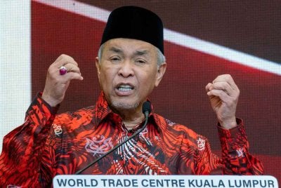 Ahmad Zahid berucap pada Majlis Penutup Multaqa Ilmuwan Islam Malaysia 2.0 di Pusat Dagangan Dunia Kuala Lumpur pada Selasa. Foto Bernama