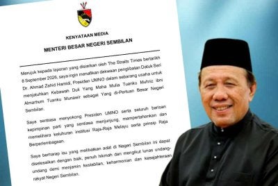 Kenyataan media Ismail susulan laporan The Straits Times
