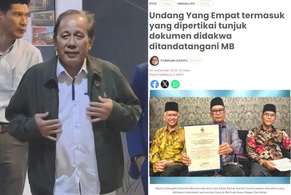 Ismail enggan memberikan sebarang komen berhubung dakwaan dokumen proklamasi pemecatan Tuanku Muhriz yang dikatakan ditandatanganinya pada 3 Ogos lalu.