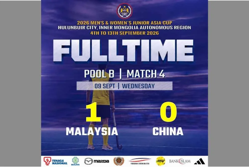 Malaysia raih tiket ke Piala Dunia Hoki Remaja 2027