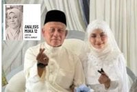 Perkahwinan legenda Harimau Malaya, Datuk Abdah Alif, 72, dengan gadis berusia 20-an menjadi tular. - Foto: Media sosial