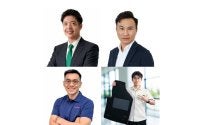 Dari kiri atas ke kanan bawah) Ketua Pegawai Eksekutif dan Pengasas Bersama Moodfree, Jeffrey Cheong;Ketua Pegawai Eksekutif PerySmith, Lim Eng Guan; Pengasas Bersama dan Ketua Pegawai Operasi ServAuto, Phoy Yong Hao ; dan Pengasas Kamatto, Alex Tan.