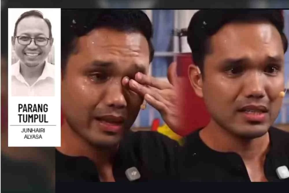 Menitis air mata pempengaruh dan usahawan selebriti, Khairul Aming apabila mengenang kembali kisah beliau tidak dapat membantu arwah bapanya kerana kesempitan wang.