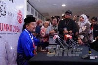 Asyraf Wajdi ketika sidang akhbar di Laman Media sempena PAU 2026 di WTCKL pada Sabtu.