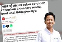 Nabil Halimi berkata, UMNO dilihat seperti mahu meninggalkan kerajaan, namun pada masa sama masih mahu mengekalkan kedudukannya dalam pentadbiran.