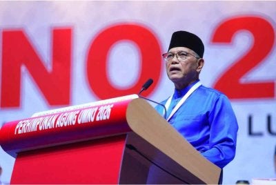 Wan Rosdy ketika mengulungkan ucapan dasar presiden pada PAU 2026 di WTCKL pada Sabtu - Foto : SINAR HARIAN / MOHD HALIM ABDUL WAHID
