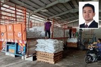 Bekalan berkenaan diagihkan terus kepada 27 PPK MADA yang berperanan sebagai stokis strategik bagi memastikan input pertanian dapat disalurkan mengikut jadual penanaman yang kritikal. Gambar kecil: Muhammad Faris 