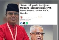 Syed Mohd Johan Rizal berkata, Mahfuz sepatutnya tidak sibuk menentukan masa depan UMNO sebaliknya memberi tumpuan memperkukuhkan parti sendiri.