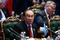 Anwar menghadiri Sidang Kemuncak Pemimpin BRICS ke-18 pada Ahad. Foto: Bernama
