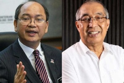 Salleh (kanan) turut senada dengan Madius dan menyifatkan kenyataan berkenaan sebagai tidak wajar serta kurang peka terhadap sensitiviti penganut Kristian di negara ini.