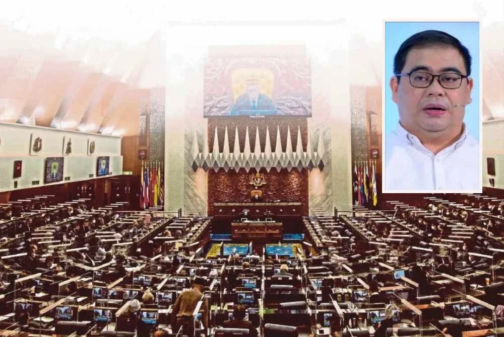 Dewan Rakyat menjadi tumpuan susulan isu cadangan memperuntukkan 35 peratus kerusi Parlimen kepada Sabah dan Sarawak bagi memperkukuh representasi kedua-dua negeri di peringkat Persekutuan. Gambar kecil: Awang Azman