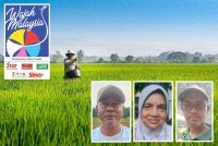 Pesawah, petani dan penternak golongan penting yang menjadi tulang belakang dalam memastikan bekalan makanan negara terus terjamin. Gambar kecil dari kiri: Azhar, Azizah dan Idris