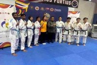 Skuad karate negara dijangka tiba di Nagoya pada Khamis. Foto: Agensi