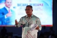 Amirudin ketika Program Bicara Perdana sempena Hari Malaysia 2026 di Dewan Al Jazari, Politeknik Sultan Salahuddin Abdul Aziz Shah di sini pada Selasa.