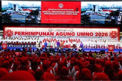 Perhimpunan Agung UMNO 2026 di Dewan Merdeka, Pusat Dagangan Dunia Kuala Lumpur.
