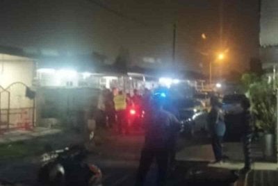 Seorang wanita maut disyaki ditikam sebanyak 13 kali oleh suaminya dalam kejadian di sebuah rumah di Taman Tiram. Foto tular