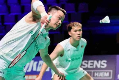 Aaron (kiri) dan Kai Wun selesa tampil sebagai 'underdog' dalam saingan Sukan Asia Aichi-Nagoya bermula Sabtu ini. Foto: Agensi