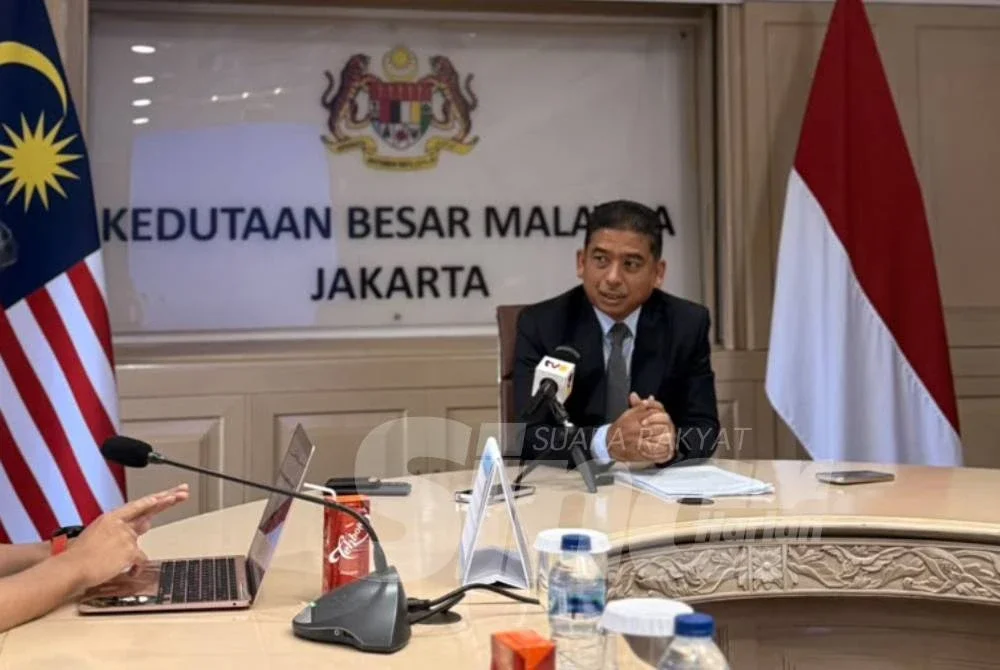 Muzaffar Shah ketika mengadakan pertemuan bersama media di Jakarta pada Rabu.