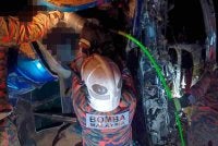 Dua lelaki maut sementara seorang lagi cedera dalam nahas yang melibatkan dua buah lori di Jalan Simpang Pulai - Cameron Highlands, dekat sini, malam tadi.