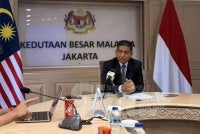 Muzaffar Shah ketika mengadakan pertemuan bersama media di Jakarta pada Rabu.