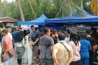 Proses pengecaman dilakukan pihak polis selepas mayat berkenaan ditemukan di perairan sempadan Selangor dan Perak pada Rabu.