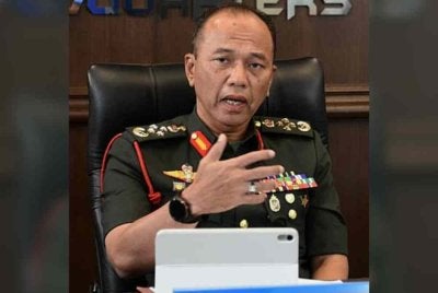 Malek ketika sesi temubual sempena Hari ATM Ke-93 di Wisma Pertahanan baru-baru ini.