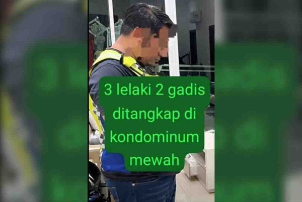 Tiga lelaki dan dua wanita ditangkap khalwat di sebuah kondominium mewah